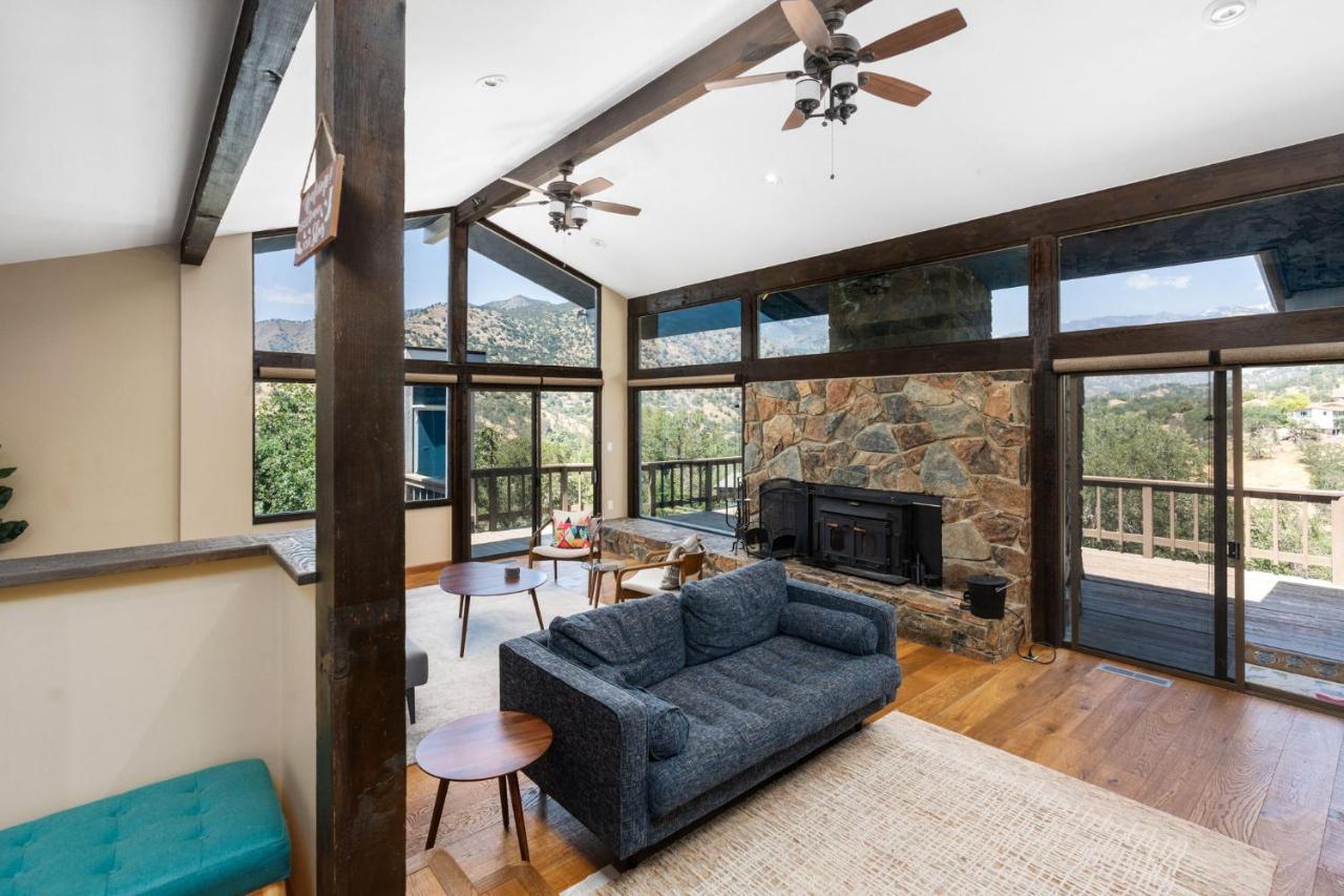 Mountain View, Hot Tub, Open Kitchen, 10M To Sequoia Βίλα Three Rivers Εξωτερικό φωτογραφία